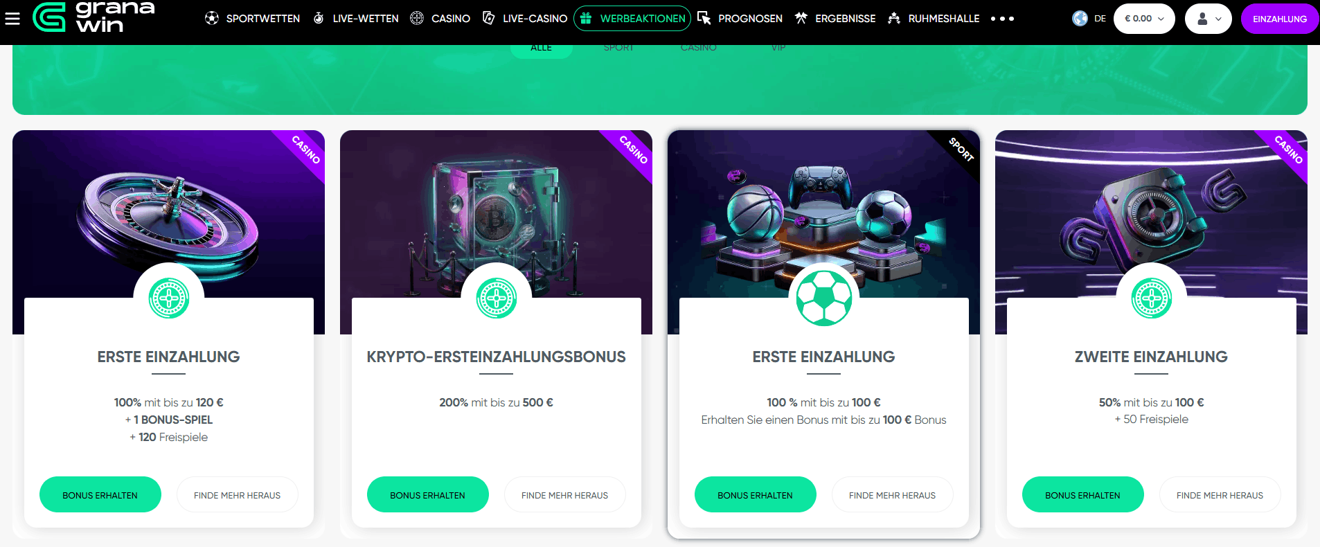 Bono del casino Granawin para jugadores de Zeus vs Hades